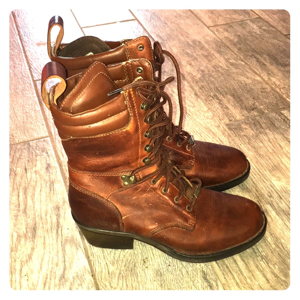 Double-H Boots leather size 9 1/2